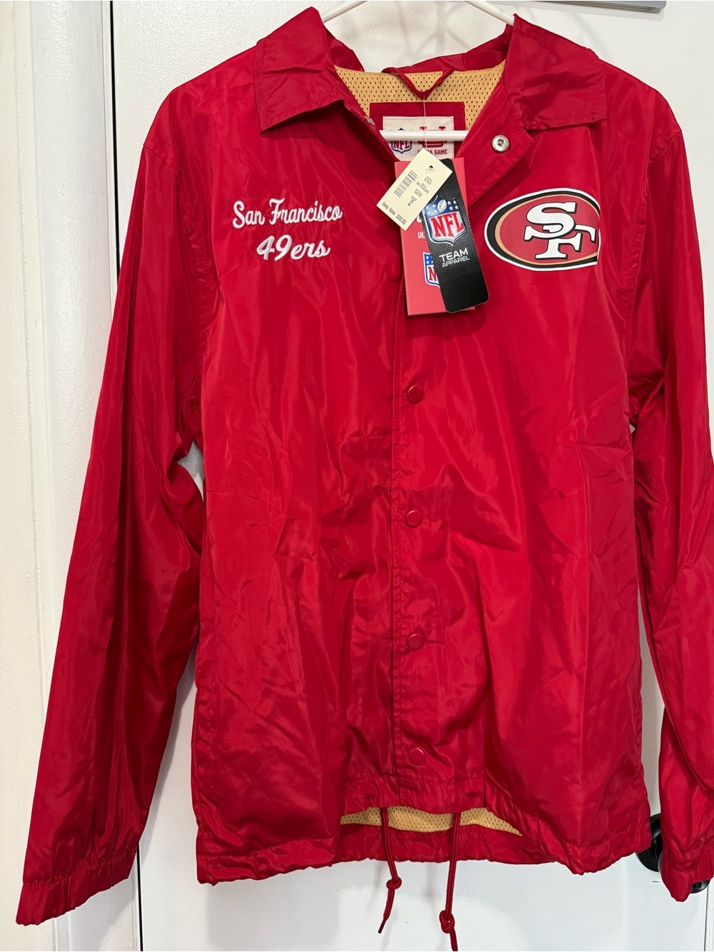 NFL Red and Gold San Francisco 49ers Team Jacket